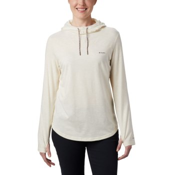 Columbia Pilsner Peak, Sudaderas Con Capucha Creme Para Mujer | 470389-OSP